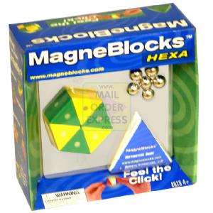 Magneblocks Hexa Green Yellow