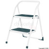 Arrow 2 Step White Painted Steel Stepstool