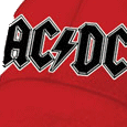 AC/DC Red Logo Baseball Cap