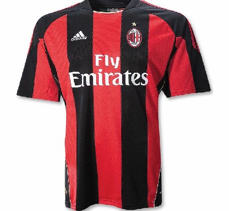 Adidas 2010-11 AC Milan Adidas Home Football Shirt