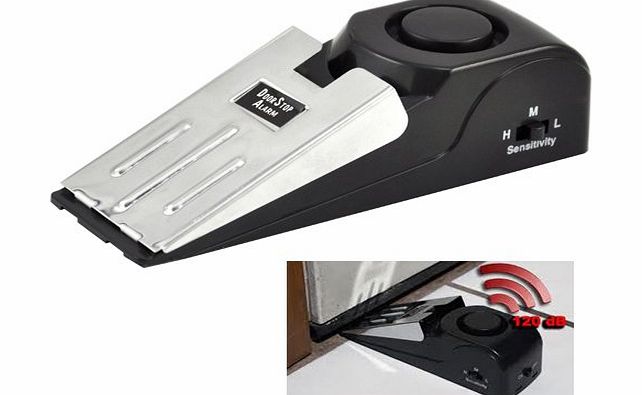 Accessotech Home Security Wedge Door Stop Alarm System Device Intruder Alert Detection