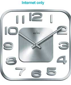 Contemporary Square Glass Wall Clock