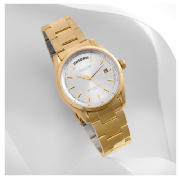 Accurist mens dial date gold strap bracelet