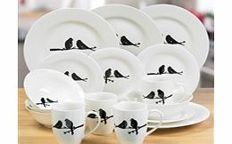 16-Piece Birds Dinner Set