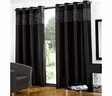 Glitz Lined Eyelet Curtains