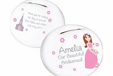 ACE Personalised Fabulous Bridesmaid Moneybox