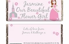 ACE Personalised Fabulous Flowergirl Chocolate Bar