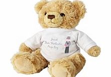 Personalised Fabulous Page Boy Message Bear