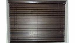 Real Wood Slat Venetian Blinds - Walnut