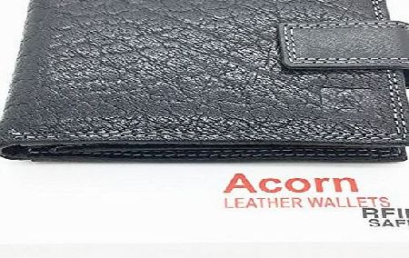 ACORN AND ARRON LEATHER MENS ITALIAN DESIGNER LEATHER WALLET