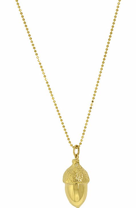 Acorn Pendant - Yellow Gold