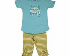 Adams Girls Blue Tunic and Leggings Set L6/E2