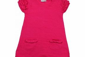 Adams Girls Cerise Knitted Dress L15/A4