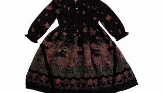 Adams Girls Floral Print Dress L6/B14