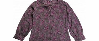 Adams Girls Purple Print Top L6/C8