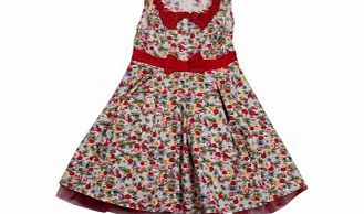 Adams Girls Sleeveless Printed Dress L6/D13