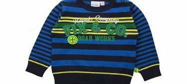 Adams Toddler Boys Striped Crew Neck Jumper B7 L11/E16