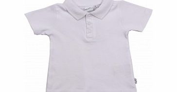 Adams Toddler Boys White Polo Top L11/B2