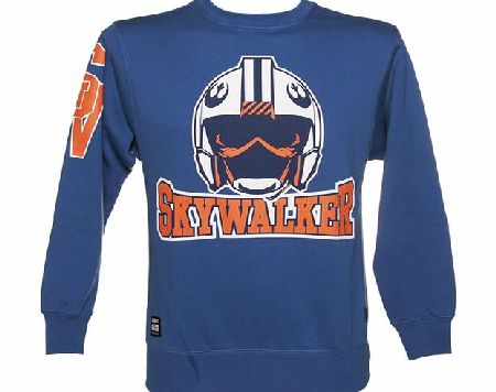 Mens Blue Star Wars Luke Skywalker Vintage