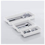 Addis Pack of 3 drawer bins