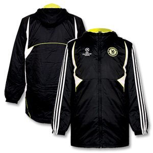 07-08 Chelsea UCL Stadium Jacket - Black/White