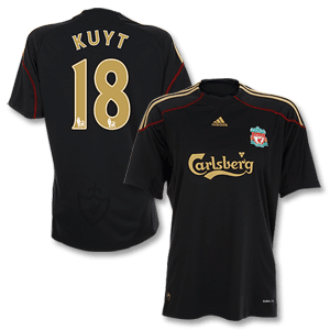 Adidas 09-10 Liverpool Away Shirt   Kuyt 18 Launch Date 11.06.09