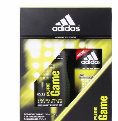 adidas  Pure Game Eau de Toilette Gift Set 100 ml