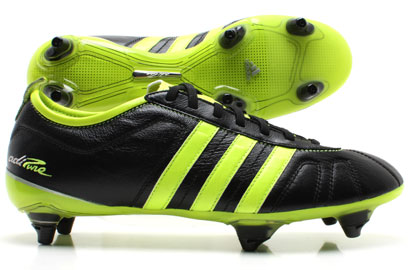 adiPure IV TRX SG Football Boots Black/Electricity