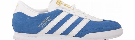 Adidas Beckenbauer Bluebird/White Suede Trainers