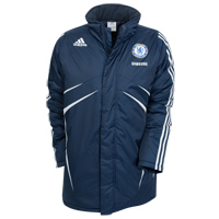 Chelsea Training Stadium Jacket - Dark Navy/White.