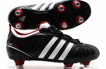 Adidas Football Boots Adidas AdiNova IV SG Kids Football Boot Black/ White/