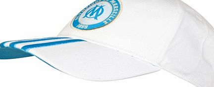 Adidas France Olympique de Marseille Cap - White/Om Blue AC3820