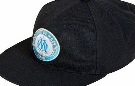 Adidas France Olympique de Marseille Flat Brim Cap - Black/Om