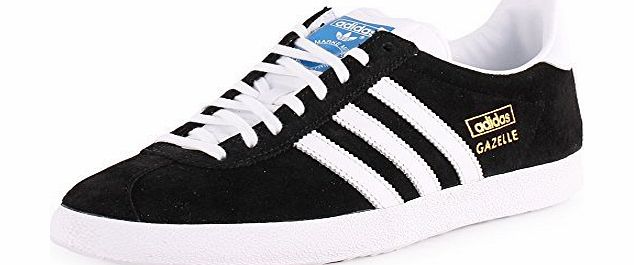 adidas Gazelle Og Mens Suede Trainers Black White - 11 UK