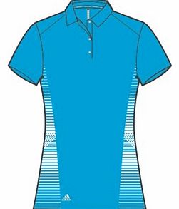 Adidas Golf Adidas Ladies ClimaChill Block Print Polo Shirt