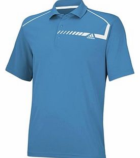 Adidas Golf Adidas Mens ClimaChill Chest Print Golf Polo