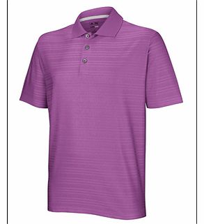 Adidas Golf Adidas Mens ClimaCool Textured Solid Polo Shirt