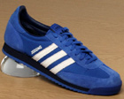 Adidas Jogging Satellite Blue/White Nylon Trainers