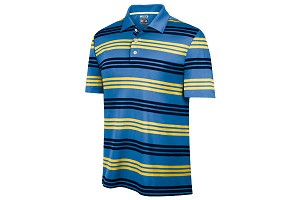 Junior ClimaCool Micro Block 3 Stripe Polo