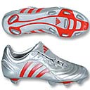 Adidas Junior Pulsado Beckham TRX Soft Ground - Silver/Poppy.