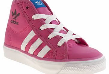 kids adidas pink nizza hi girls junior