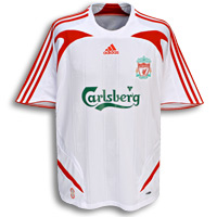 Adidas Liverpool Away Shirt 2007/08 with Alonso 14