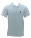 Lyle and Scott Green Eagle Polo White XL