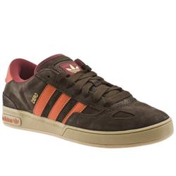 Adidas Male Ciero Suede Upper in Brown and Orange