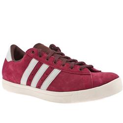 Adidas Male Greenstar Ii Suede Upper in Red