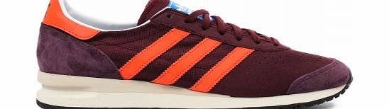 Adidas Marathon 85 Maroon Suede Trainers