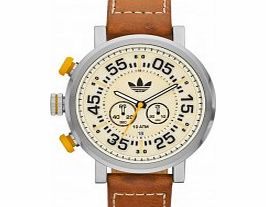 Adidas Mens Indianapolis Light Brown Chronograph