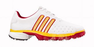 Adidas POWERBAND GOLF SHOES White/Toro/Sun / 10.0