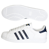 Adidas Pro Lawn Trainers - White/Navy/Sunshine.