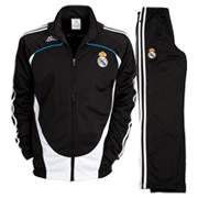 Real Madrid Presentation Suit - Black - Kids.